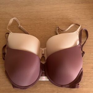 Pink bras 34C